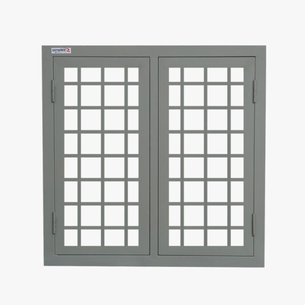 KITCHEN WINDOW 2 PANEL WITH (2BOX) 0.30X0.30 INCH SHAPED ROD