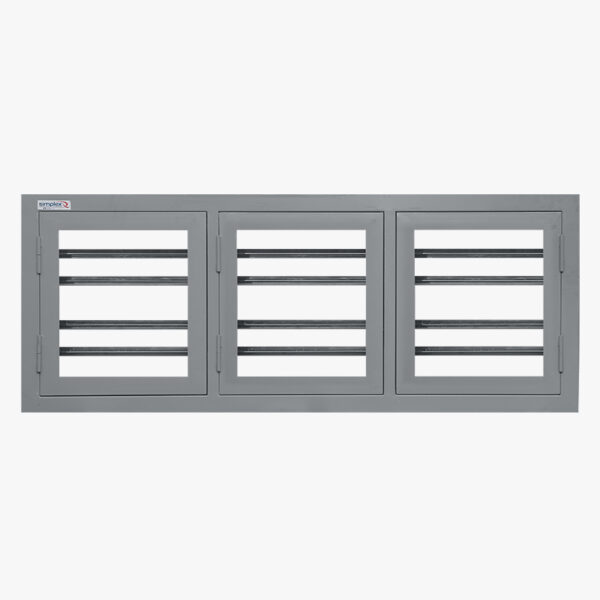 KITCHEN WINDOW 3 PANEL WITH COPY LINE STAINLESS STEEL (0.45INCH)