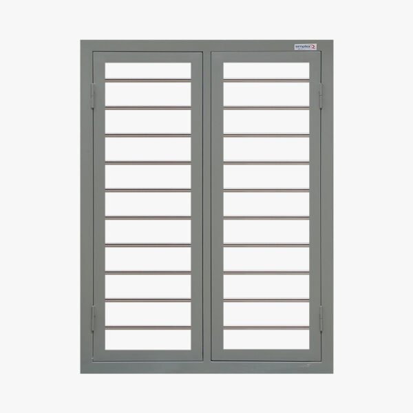 WINDOW 2 PANEL WITH  STAINLESS STEEL ROD (0.45INCH)